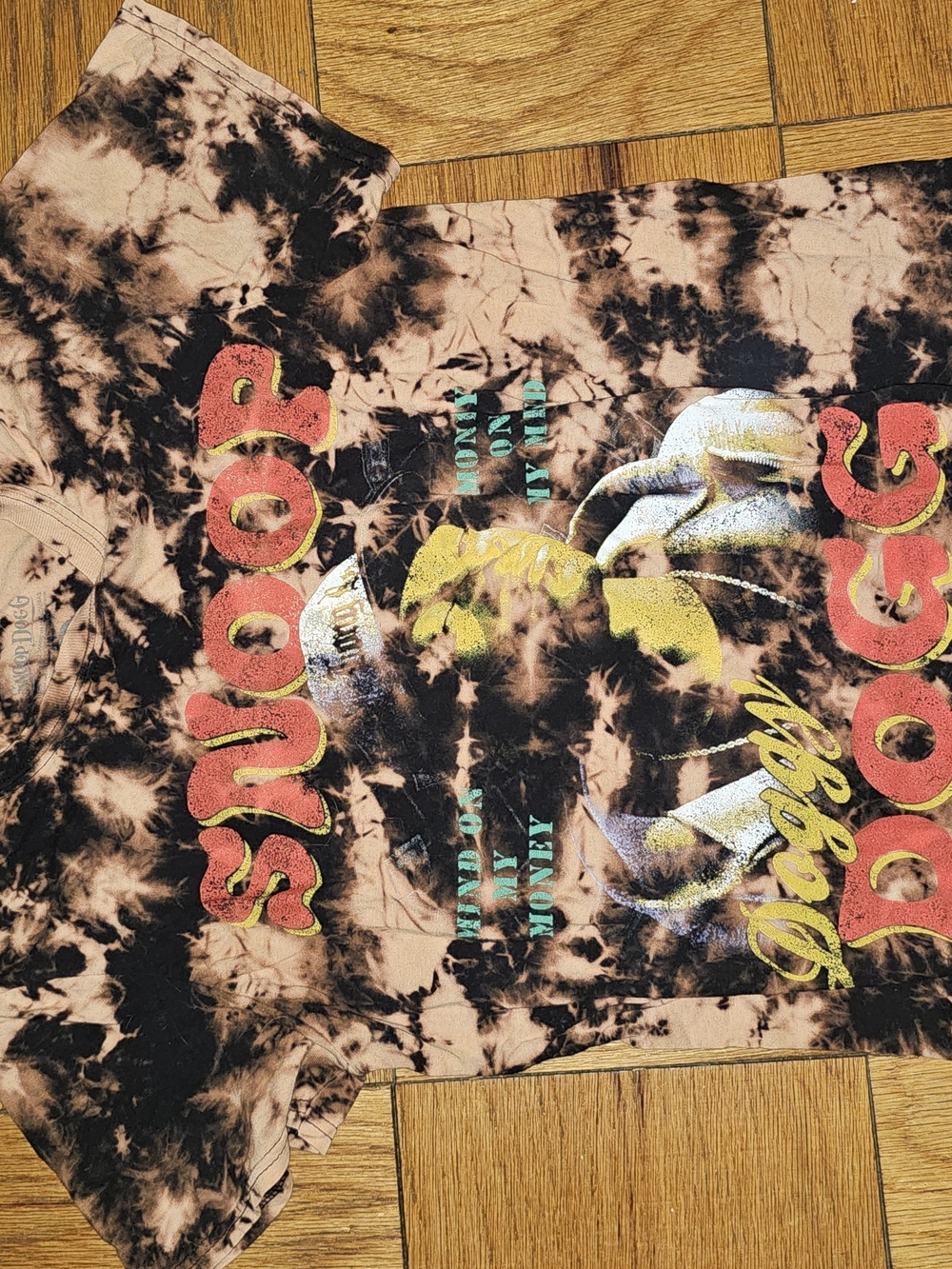 Vintage Tie-Dye 'Snoop Dogg' Graphic Tee - MEDIUM